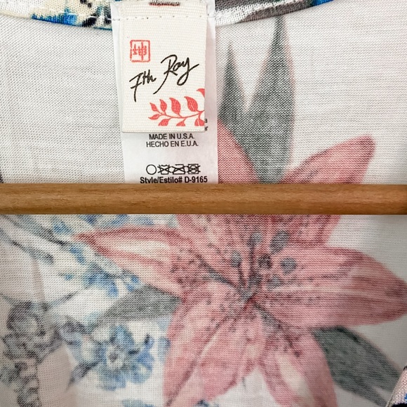 NWOT Faux Wrap Floral Dress, small - Picture 7 of 7